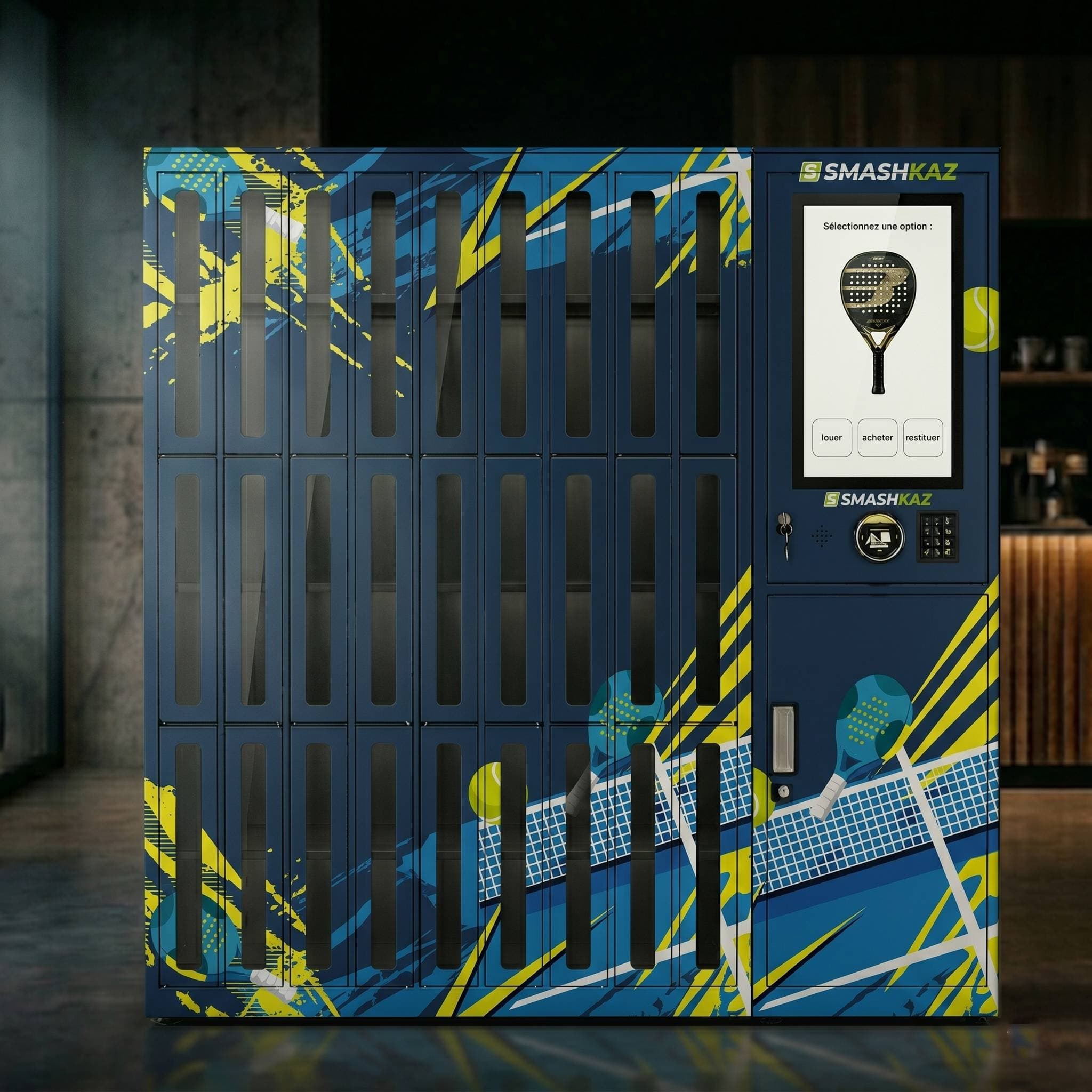 Casiers connectés SMASHKAZ Smart Locker